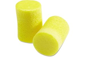 3M Ear Plugs, 30 Pairs/Box, E-A-R Classic 310-1060, Uncorded, Disposable, Foam, NRR 29, For Drilling, Grinding, Machining, Sawing, Sanding, Welding, 1 Pair/Pillow Pack