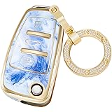 SWEETBOND Key Fob Cover for Audi A3 A1 A6 Q2 Q3 Q7