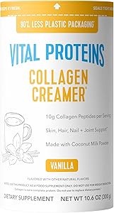 Vital Proteins Collagen Peptides Powder - Vanilla Protein Coffee Creamer for Hair, Skin & Nails Support