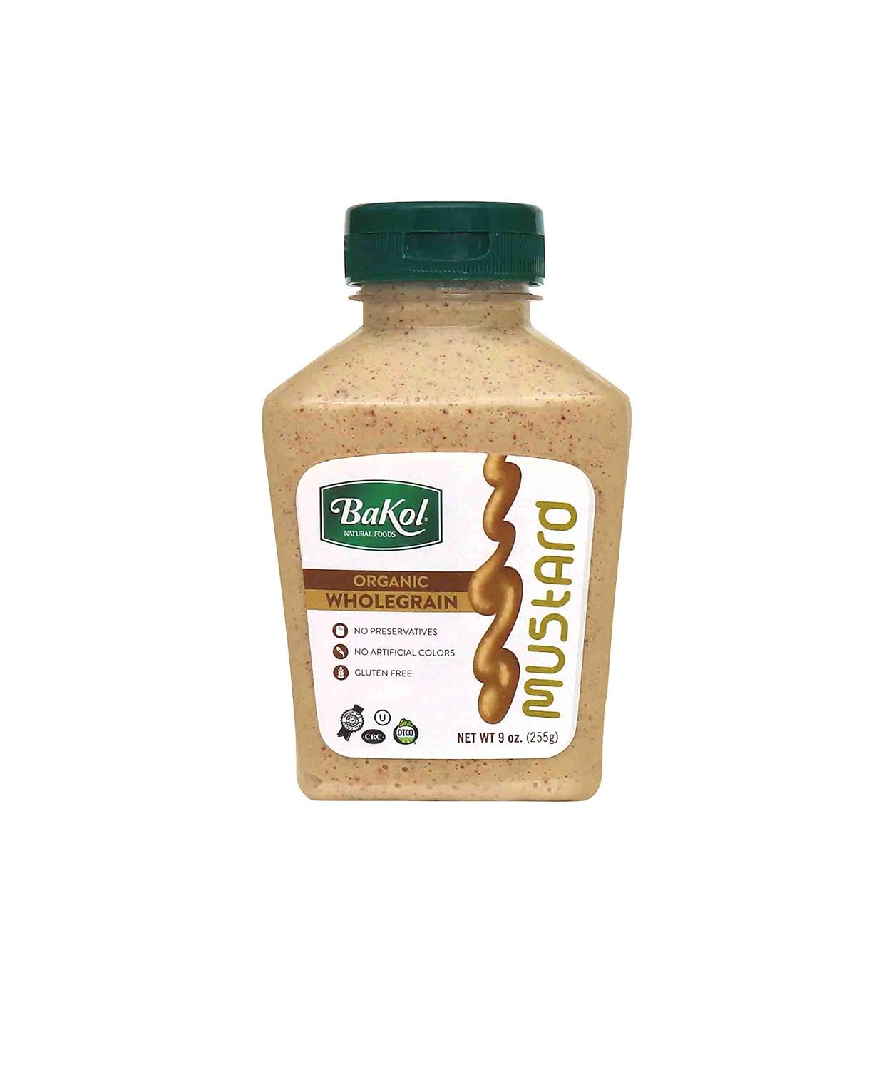 Bakol Organic Whole Grain Mustard Gluten Free Stone Ground Mustard Sauce With Organic Mustard Seed And Organic White Vinegar Delicious Sandwich Spread Salad Vinaigrette 9 Ounce Amazon Com Grocery Gourmet Food