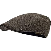 STARANCE Men Hat Wool Blend Newsboy Ivy Tweed Flat Cap
