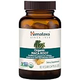 Himalaya Organic Maca Root, 1200 mg per Serving, 60 Vegetarian Capsules | USDA Organic Maca Root from Peru For Energy Support &amp; Vitality - 1 Month Supply, Vegan, Non GMO