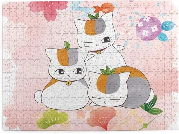 Amazon Co Jp ニャンコ先生 夏目友人帳 ジグソーパズル パズル ポスター イラスト 500ピース 面白い おもちゃ ゲーム 興味おもちゃ 漫画 アニメ ウード ストレスを解消する 子供 脳開発おもちゃ 益智 減圧 子供 モザイクアート 幼児 成人 壁飾り 木製 エコ素材 個性の
