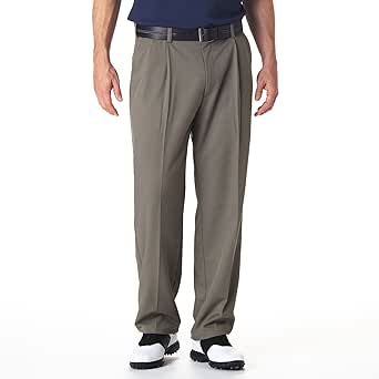Haggar Men's Cool 18 Gab Pleated Pants -, Taupe, 30X32 at Amazon Menâs Clothing store: Golf Pants