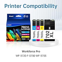 702XL Ink Replacement for Epson 702 702XL Ink