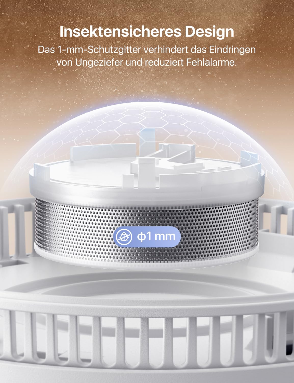 X-Sense Rauchmelder 10 Jahre Batterie, Feuermelder TÜV Rheinland Zertifiziert, Rauchwarnmelder mit Stummschaltung und Selbsttest Funktion, SD11, 1er Set 6