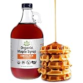 Maple Valley Organic Pure Maple Syrup, Amber &amp; Rich, 64oz (Glass Bottle) | Naturally Sweetens Cooking, Baking, Coffee, Tea and Marinades; A Better Alternative to Refined Sugar and Table Syrup