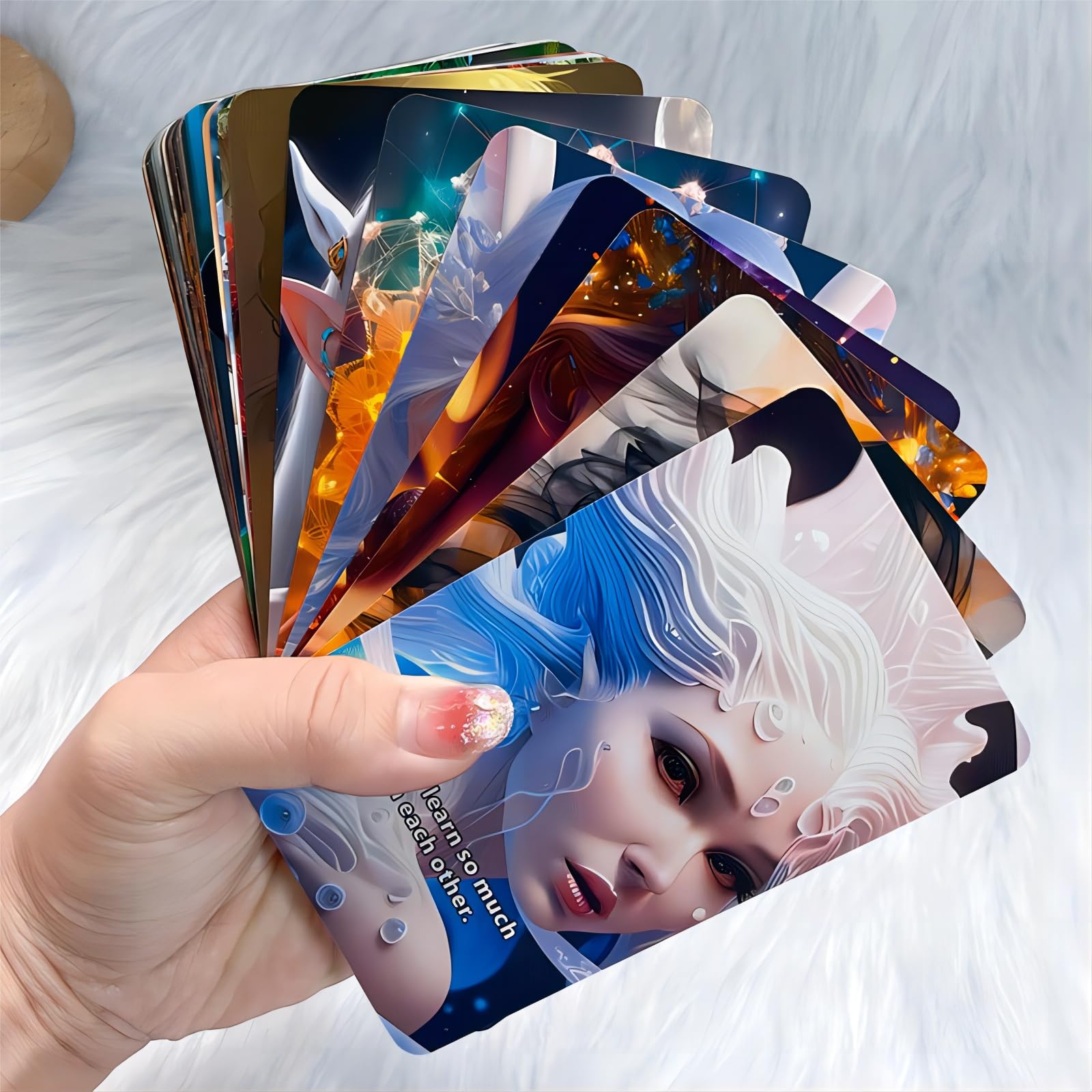 Holy Woman, Love Oracle Cards, Twin Flame Message Oracle Cards, Revealing The Hidden Truth, Desires, Darkness, and Any Divine Intervention That You May Have in Connection with, Oracle Cards