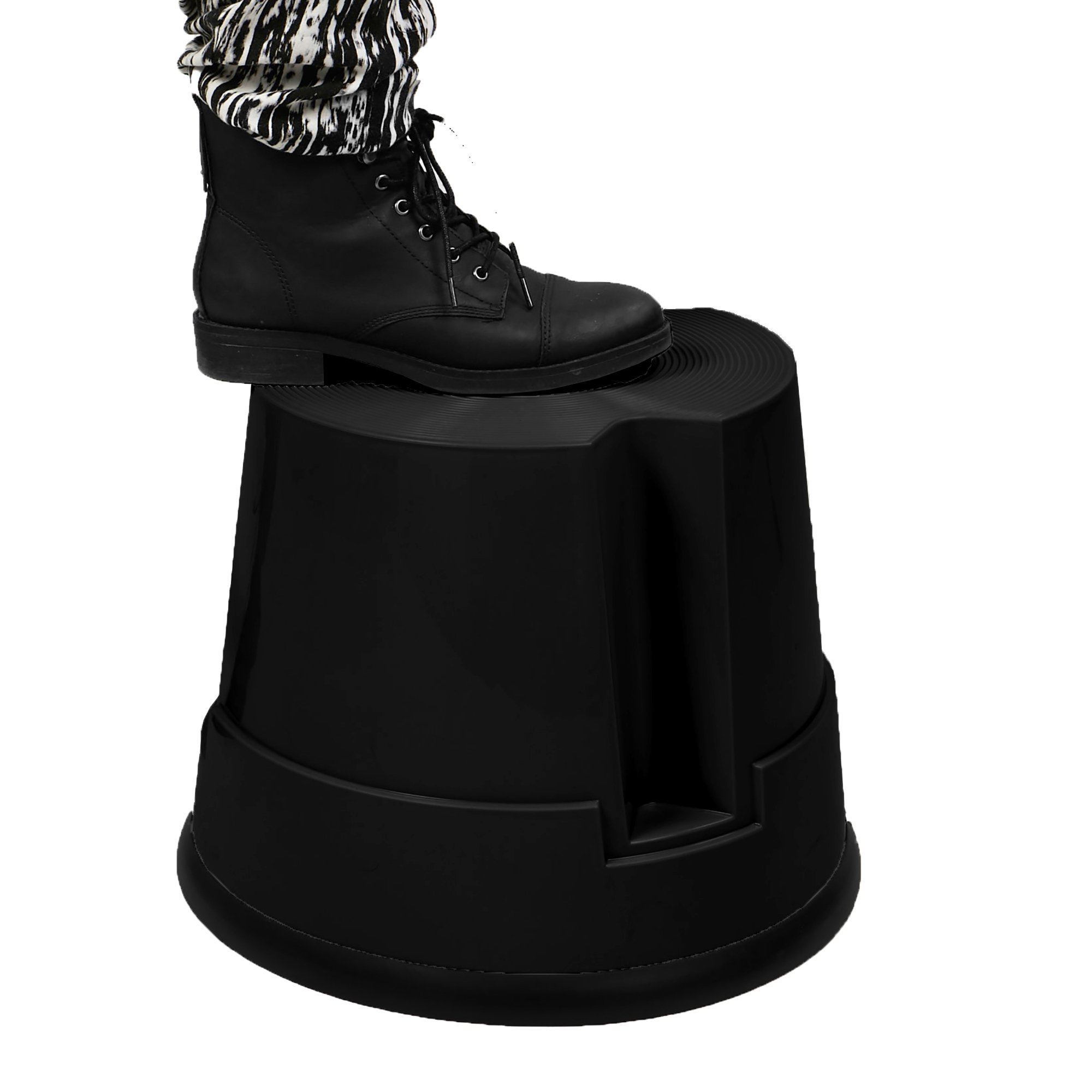 Mind Reader Step Stool With Locking Wheels, Heavy Duty To Support Kids