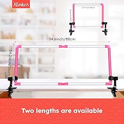 XEmbro Large Embroidery Scroll Frame, Adjustable