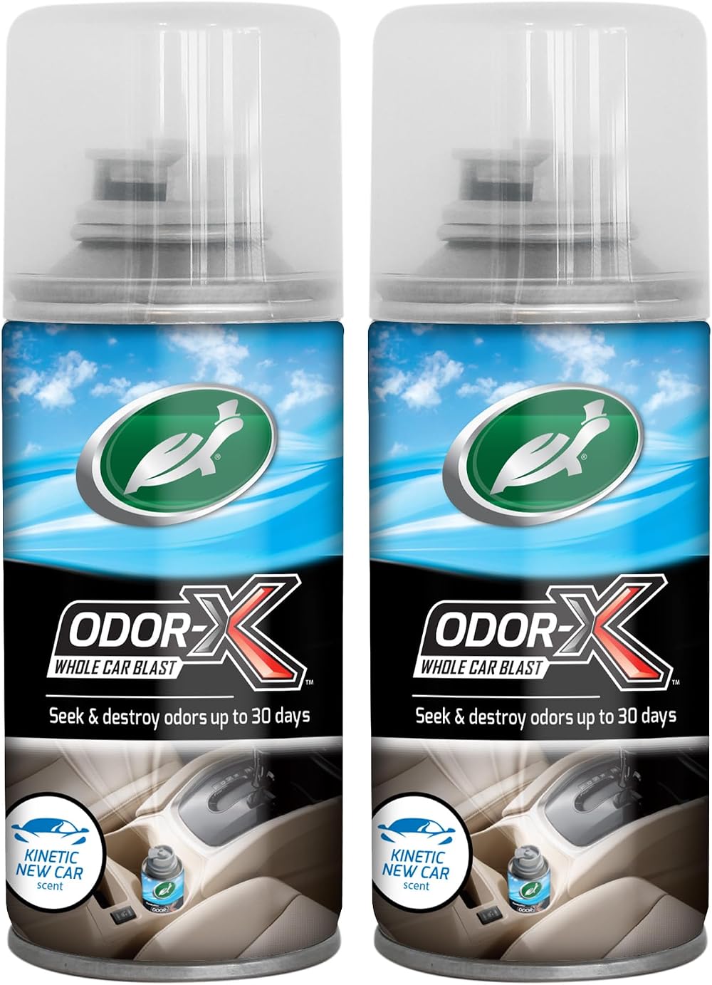 Turtle Wax Odor-X Whole Car Blast New Car Scent 50ml 2 Pack