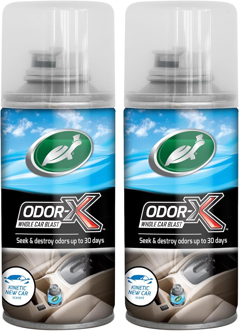 Turtle Wax Odor-X Whole Car Blast New Car Scent 50ml 2 Pack