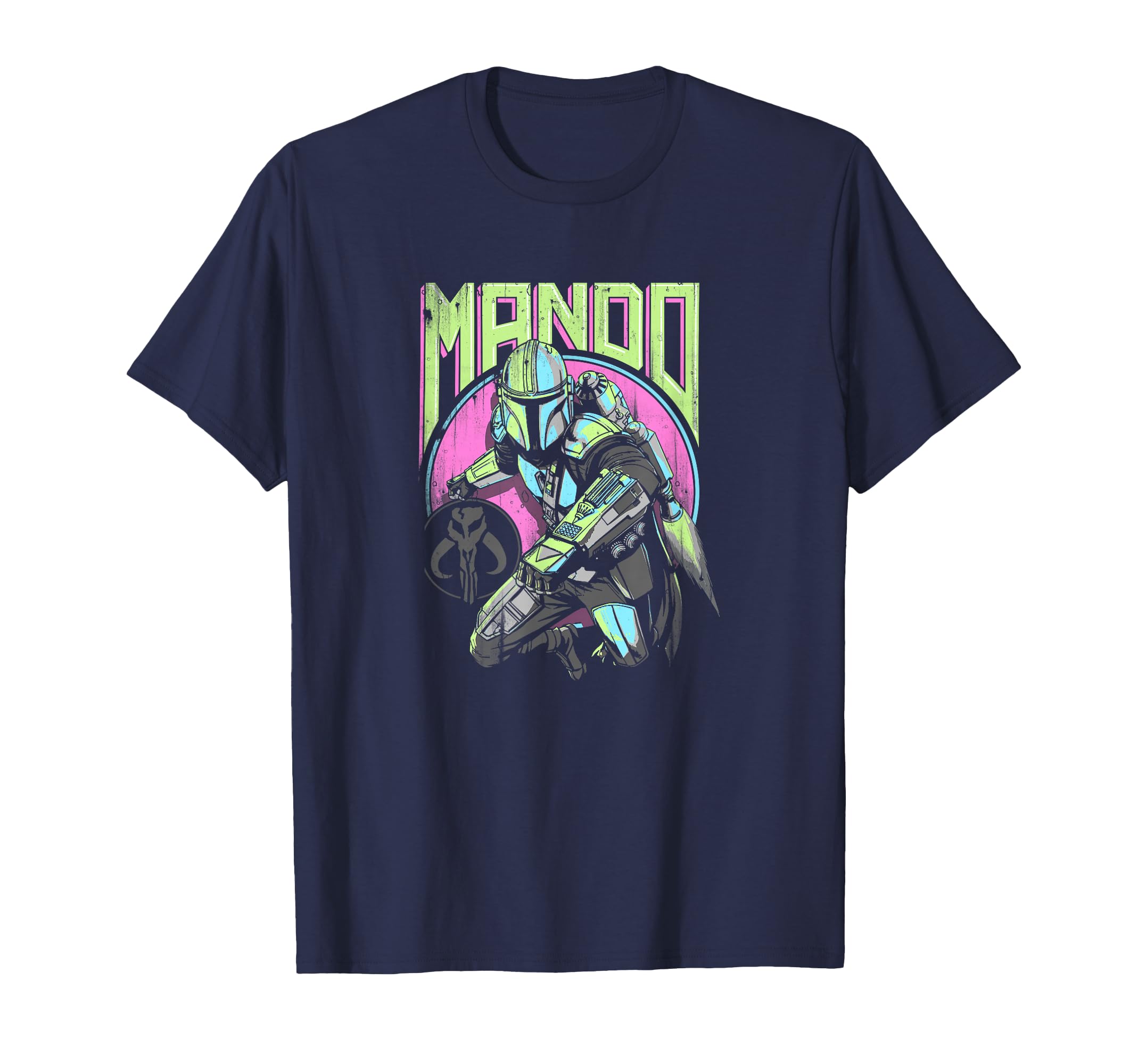 Star Wars: The Mandalorian Mando New Wave and Icon T-Shirt