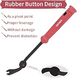 Wetado Trim Removal Tool 8PC Car Interior Clip Pry Kit Red view 4