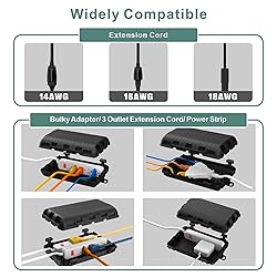 Outdoor Extension Cord Box, Large Waterproof