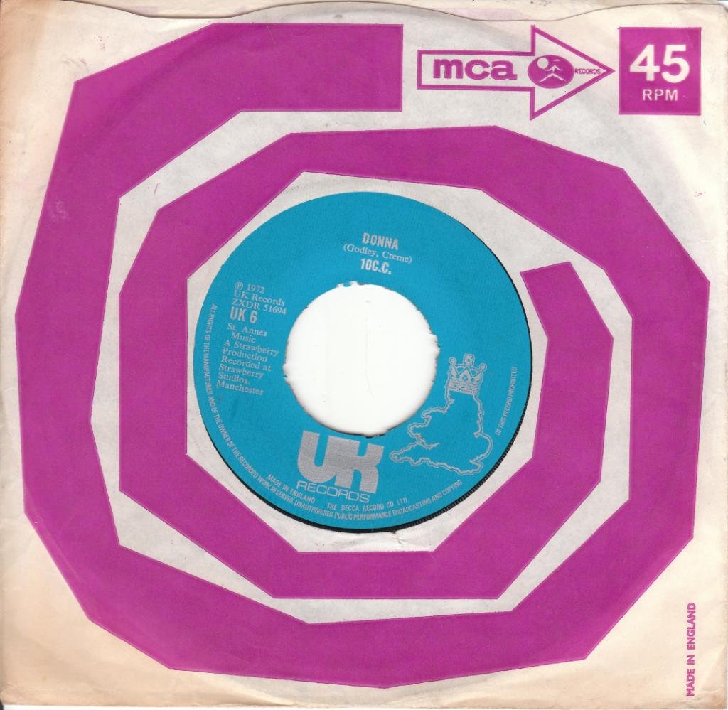 10CC - 10CC Donna 7" vinyl - Amazon.com Music