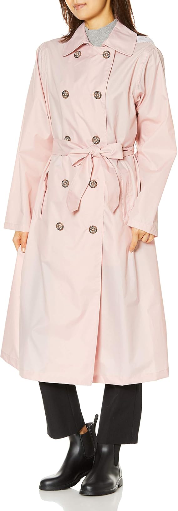 高級素材使用ブランド ムーンバット レインコート Moonbat ムーンバット Kokoti ココチ レインコート トレンチコート 無地 シンプル スタイリッシュ おしゃれ 撥水 レディース ピンク 23 353 00 フリー その他衣類