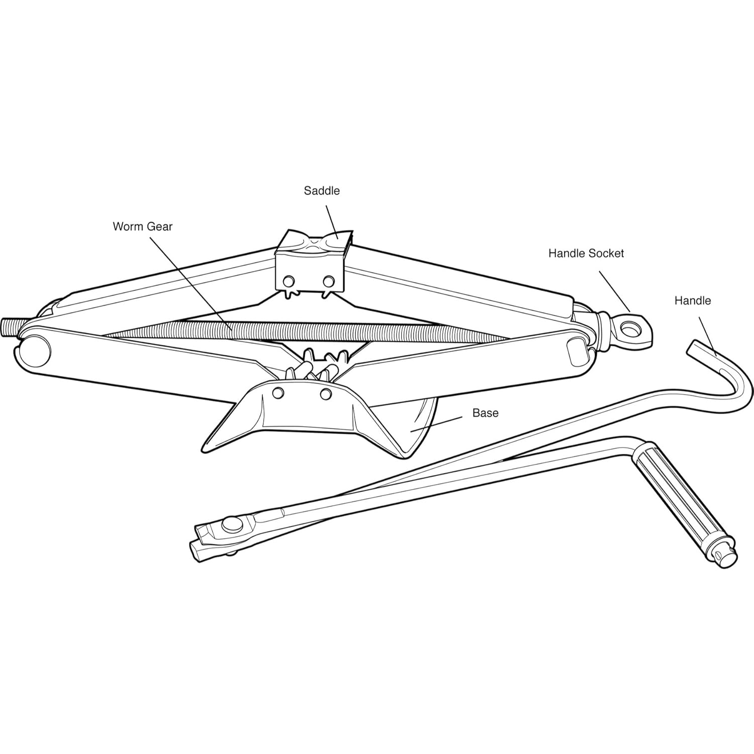 Alltrade 647587 3 Ton, Farm Jack 3 Ton, Farm Jack