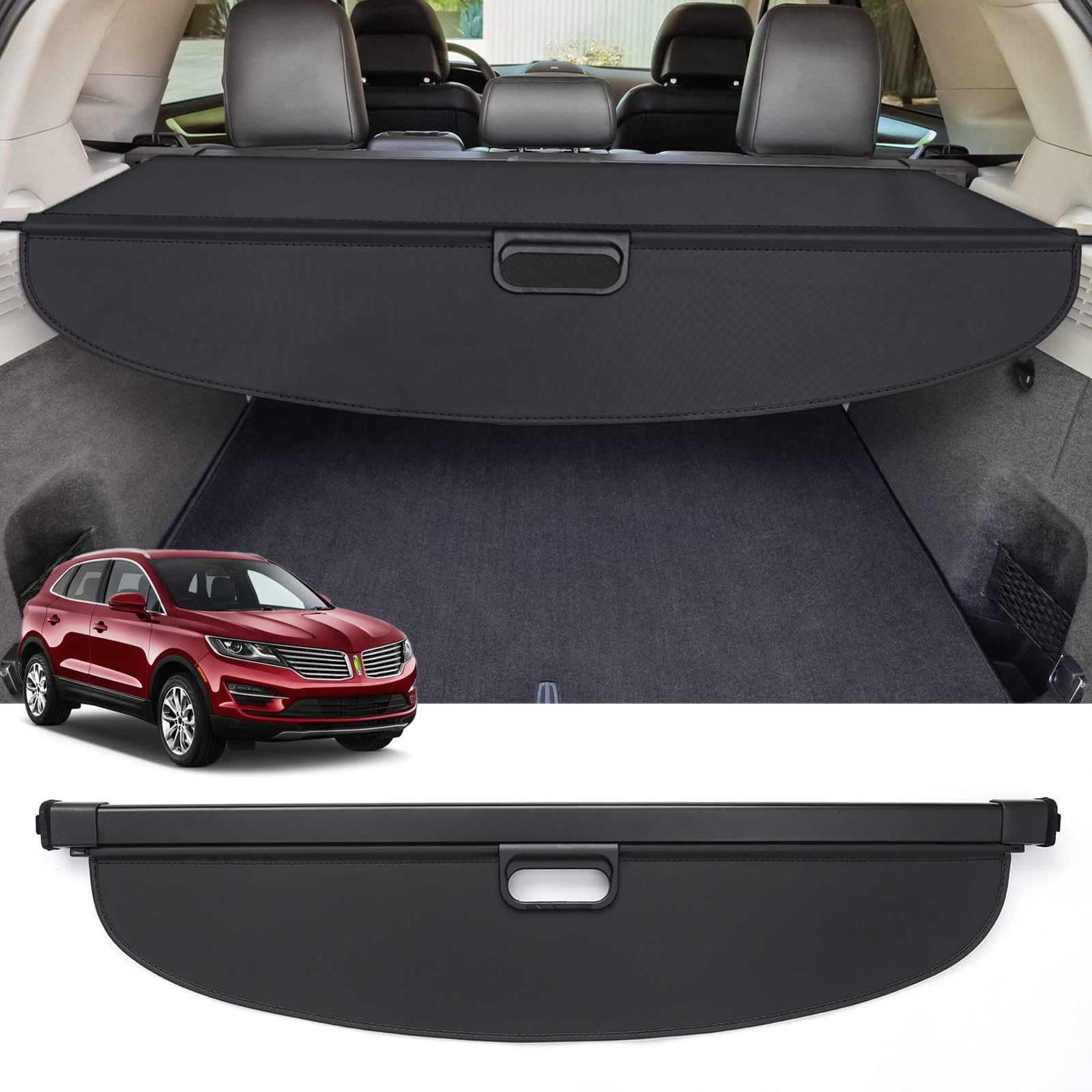 Photo 1 of Powerty Cargo Cover for Lincoln MKC 2015-2019 Accessories Trunk Cover Luggage Cover Retractable Trunk Shielding Shade Cargo Retractable Trunk Shielding Shade Cargo