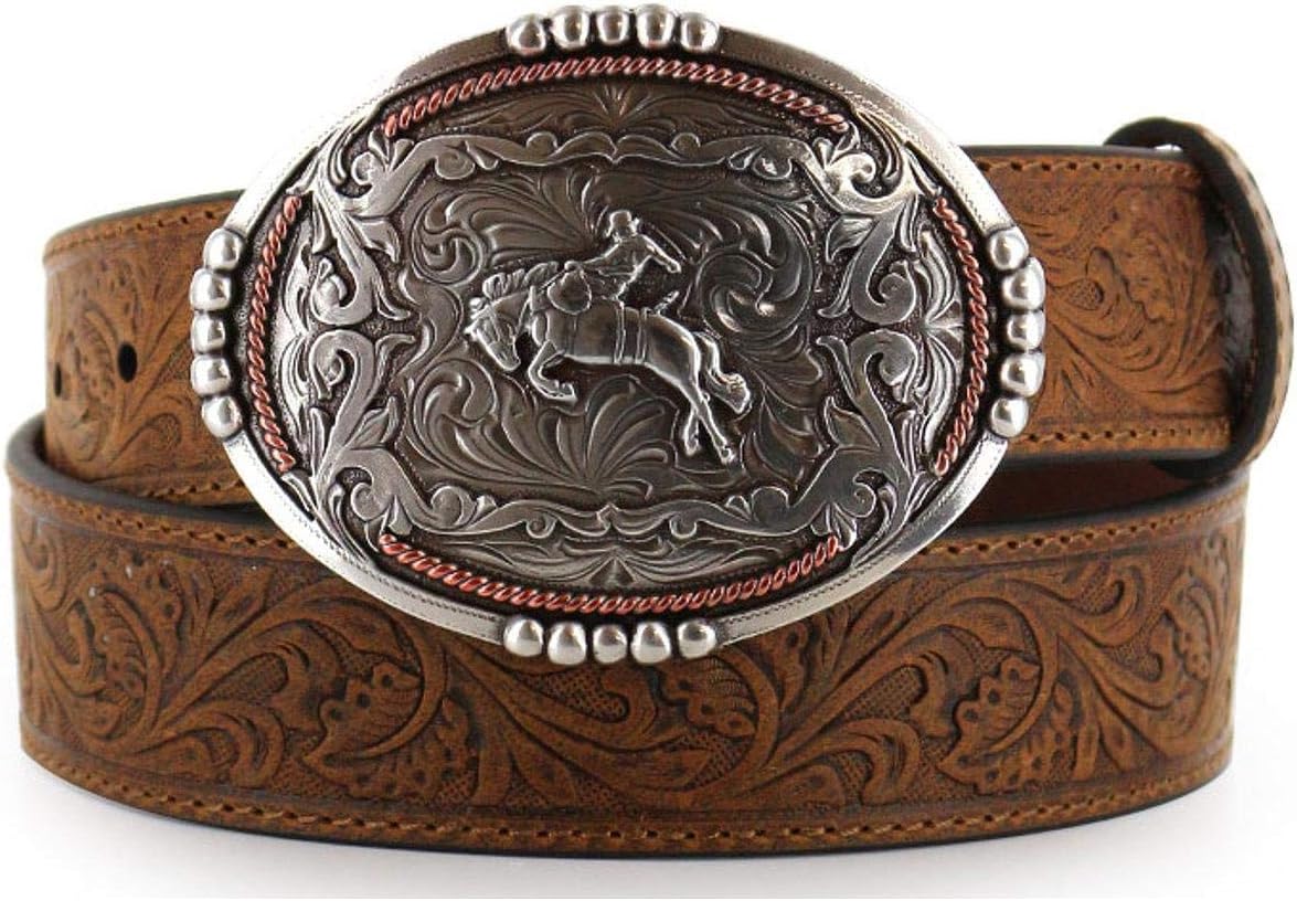 Cody James Men's Bronc Buckle Tooled Leather Belt - Blt214-26