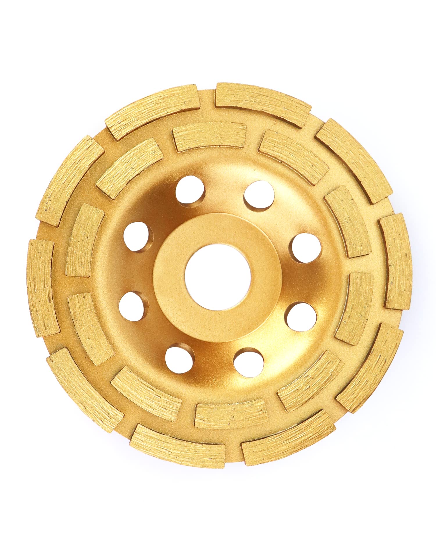 QWORK® diamond cup, grinding disc, grinding wheel, 125 mm x 22.2 mm for concrete, plaster, granite, resin, tile adhesives, natural stone, etc