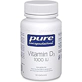Pure Encapsulations Vitamin D3 25 mcg (1,000 IU) - Supplement to Support Bone, Joint & Immune Health - With Premium Vitamin D