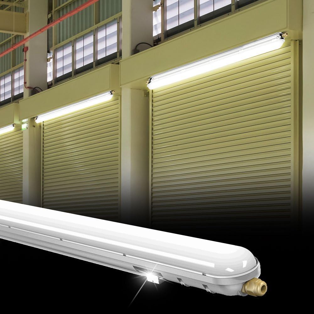 V-TAC 36W 4500K LED Waterproof Lamp Fitting VT-1248, White Colour - Image 5
