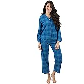 Leveret Womens Flannel pajamas 2 Piece Christmas Pajama Set Size X-Small-XX-Large