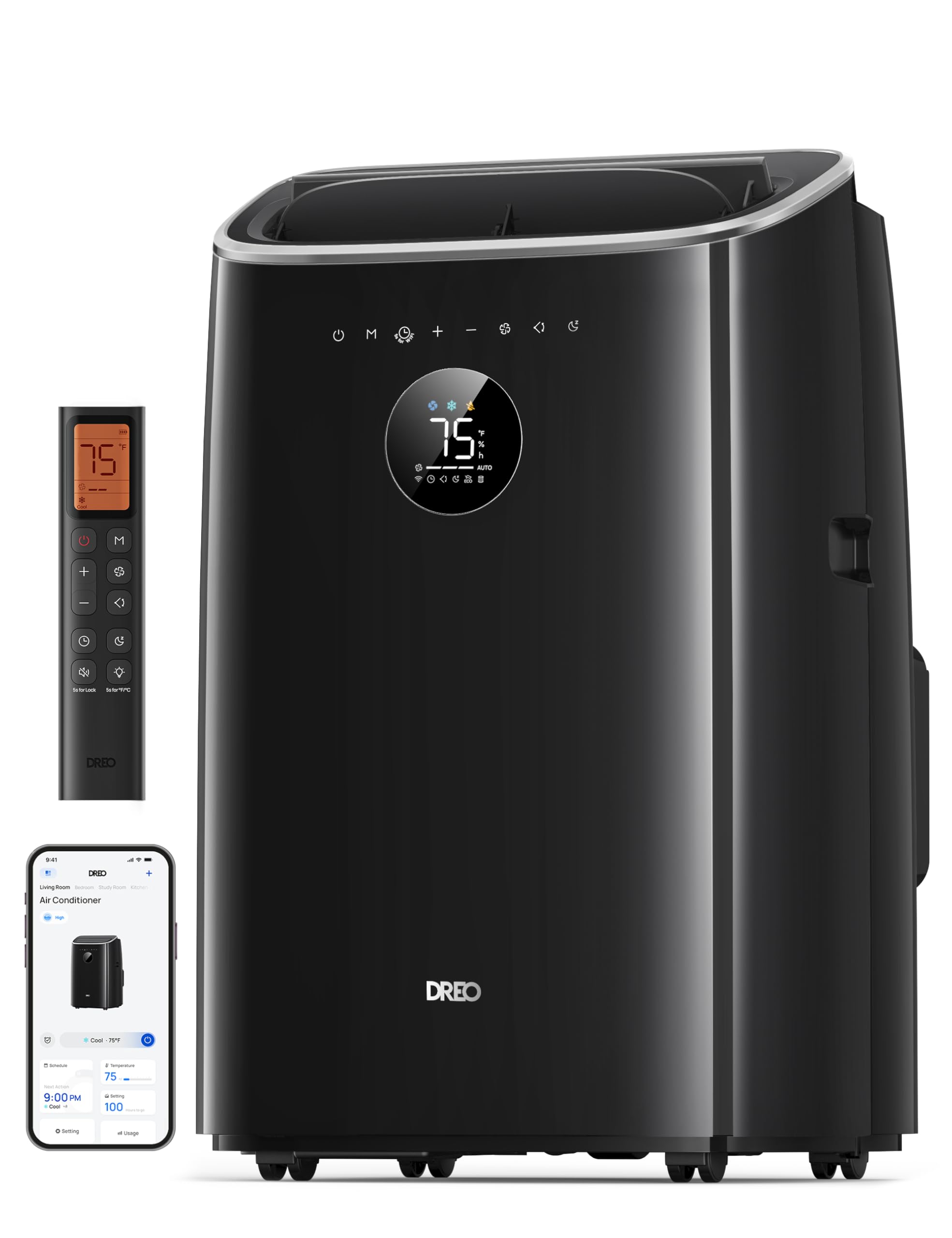 Conditioner Reviews Portable Air Conditioner Dreo S, 14,000 BTU Air Conditioner For Bedroo Window Air Conditioner Conditioner AC515S