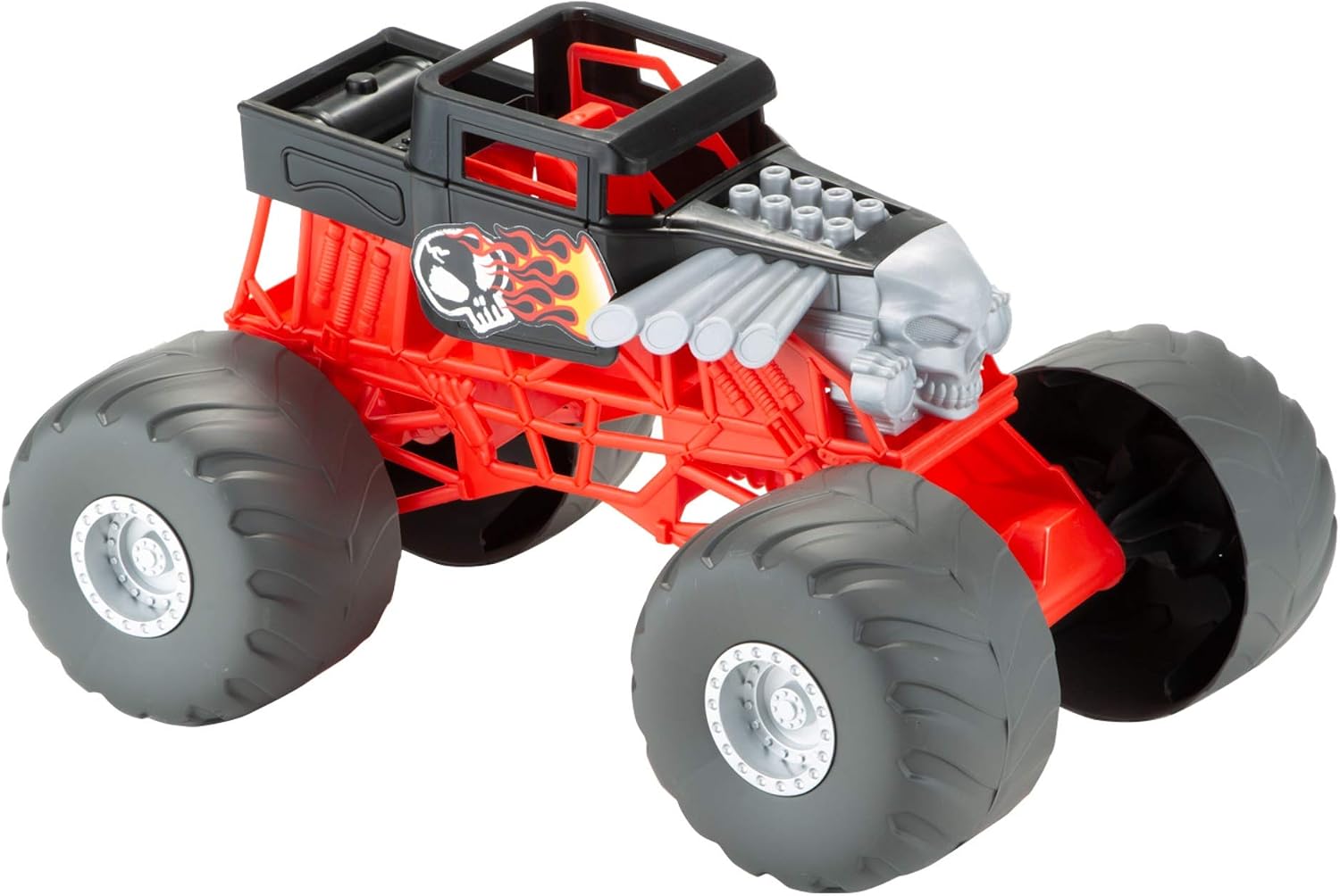 Amazon.com: Ginormous Hot Wheels Boneshaker Monster Truck in 1:10 Scale