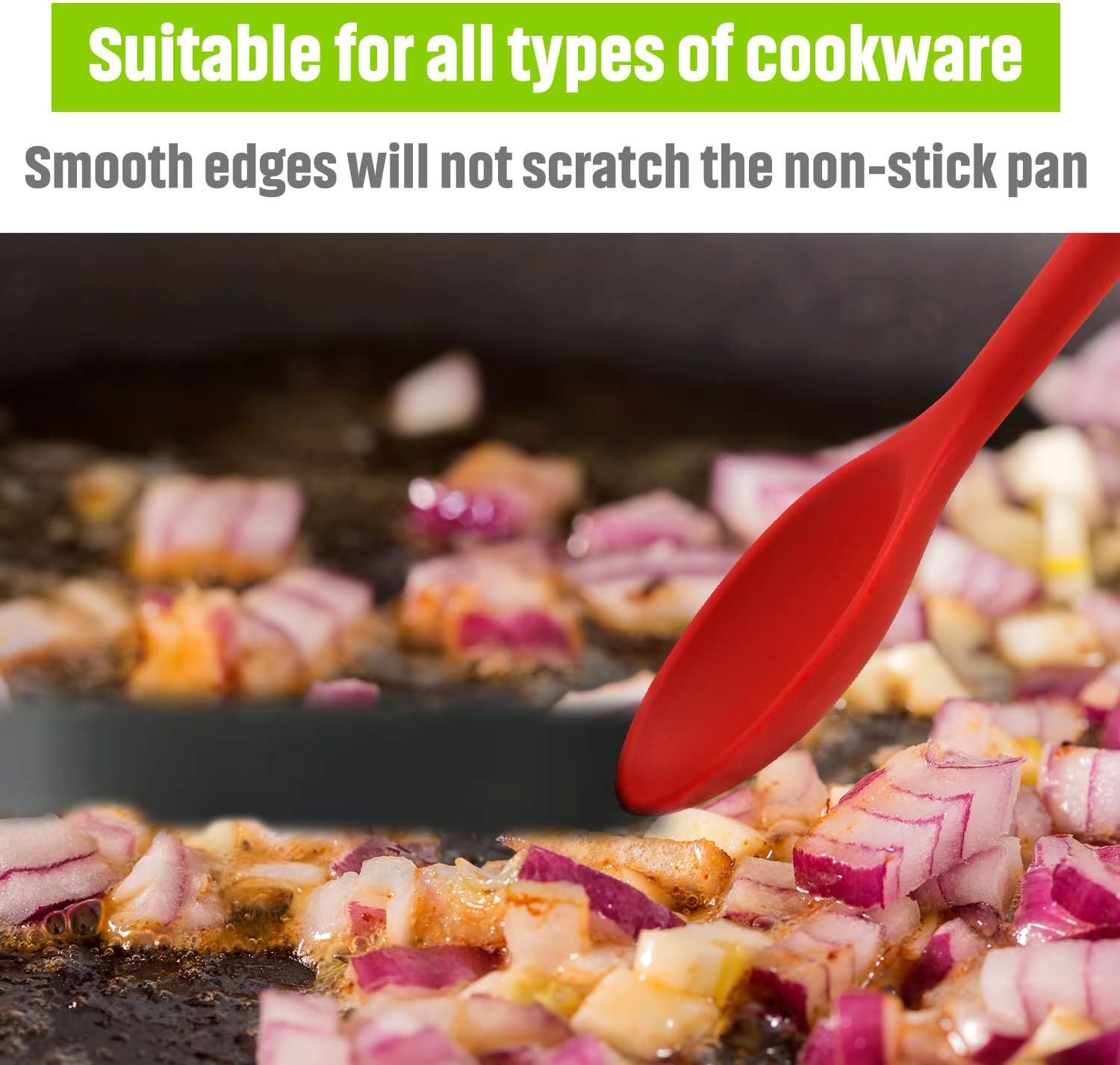 6 Pieces Small Multicolored Silicone Spoons Nonstick Kitchen Spoon Silicone Serving Spoon Stirring Spoon for Kitchen Cooking Baking Stirring Mixing Tools (Red, Green, Yellow, Purple, Orange, Blue): Kitchen & Dining