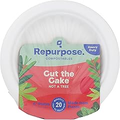 Repurpose, 6" Eco-Dessert Plates, 20 Count