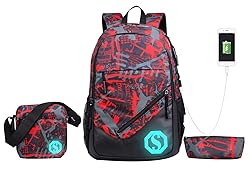JiaYou Boy Girl Unisex 20L Fashion School Bag