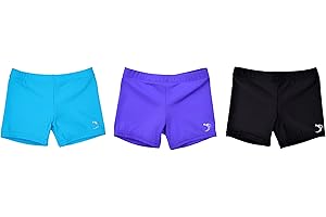 Sookie Active Premium Micro Nylon Spandex Youth Shorts - Multicolor 3-Pack