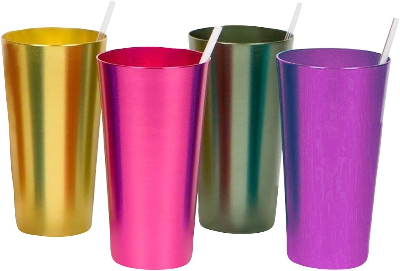 aluminum drinking glasses