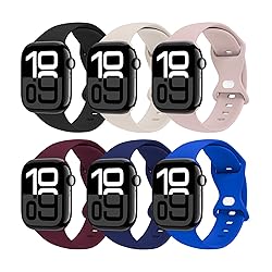 THWALK 6 Pack Bands Compatible with Apple Watch
