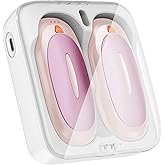 Tydse Hand Warmers Rechargeable with 10000mAh Charging Case, 2000mAh Portable Hand Warmers 2 Pack, Reusable Electric Pocket Heater for Hunting, Camping Gear, Outdoors, Gifts