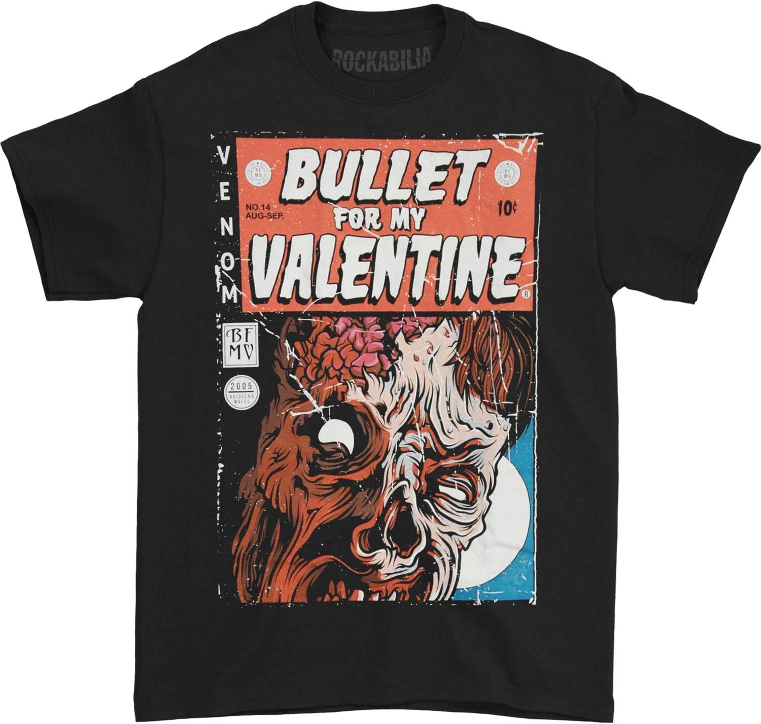Bullet For My Valentine Men's Comic Book T-Shirt Black