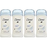 Dove Invisible Solid Deodorant, Original Clean - 2.6 oz - 4 pk