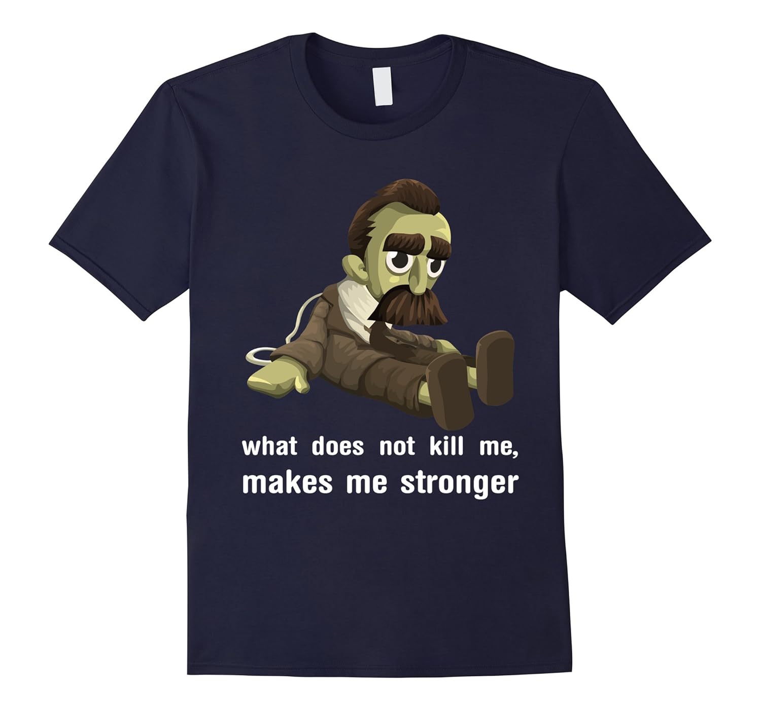 Nietzsche Voodoo Doll T-Shirt-FL