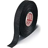 Tesa 51608 Black Fuzzy Fleece Interior Wire Loom Harness Tape for VW, Audi, Mercedes, BMW 19 mm X 15 meters