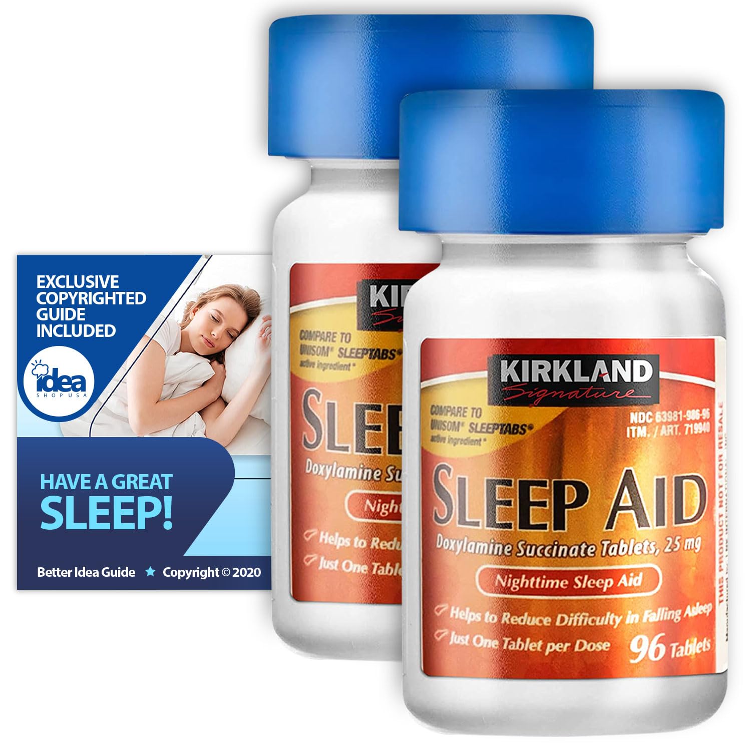 Mua Kirkland Signature Nighttime Sleep Aid, 25 mg, 96 Ct (2 Pack