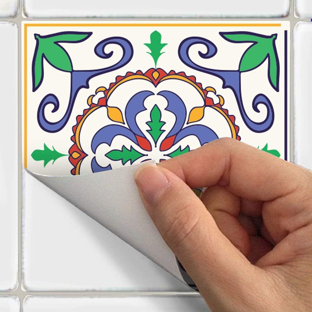 Ambiance Sticker Self-Adhesive Decorative Wall Decal Cement Tile for Bathroom and Kitchen Ornements Contemporain - Image 5