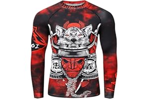 LAFROI Men's Long Sleeve UPF 50+ Baselayer Performance Compression Shirt Rash Guard-CLY08C