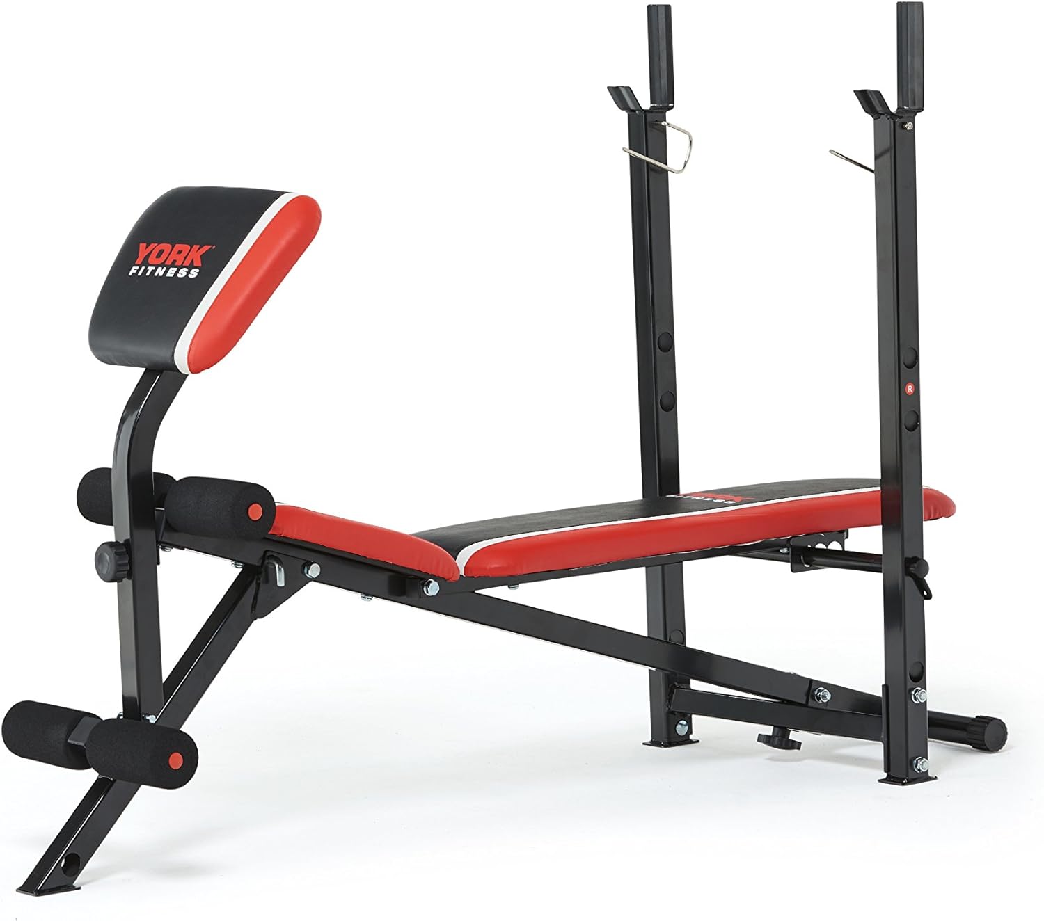 York Fitness Banco de musculación Warrior 2 en 1, con pupitre de ...