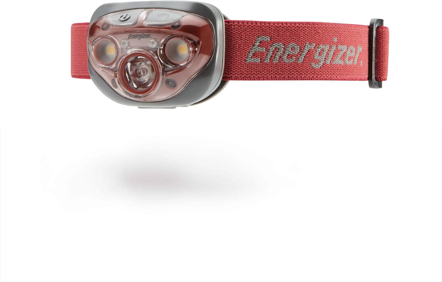 Energizer Vision HD+ 315 Lumen Head Torch, Rust Red Headlight, Water‑Resistant LED,Powerful Bright Headlamp