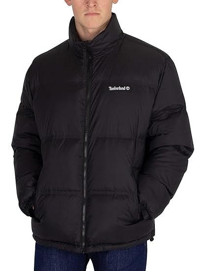 timberland mens sls down puffer jacket black