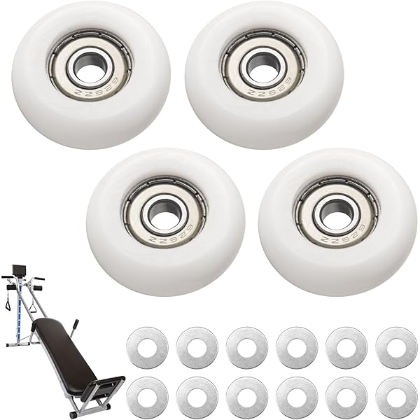 4pcs Gym Roller Wheel Replacement For Total Gym 2000 3000 XL Upgraded