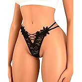 Banamic Thong for Women Underwear Low Rise Panties Sexy G-String Thongs