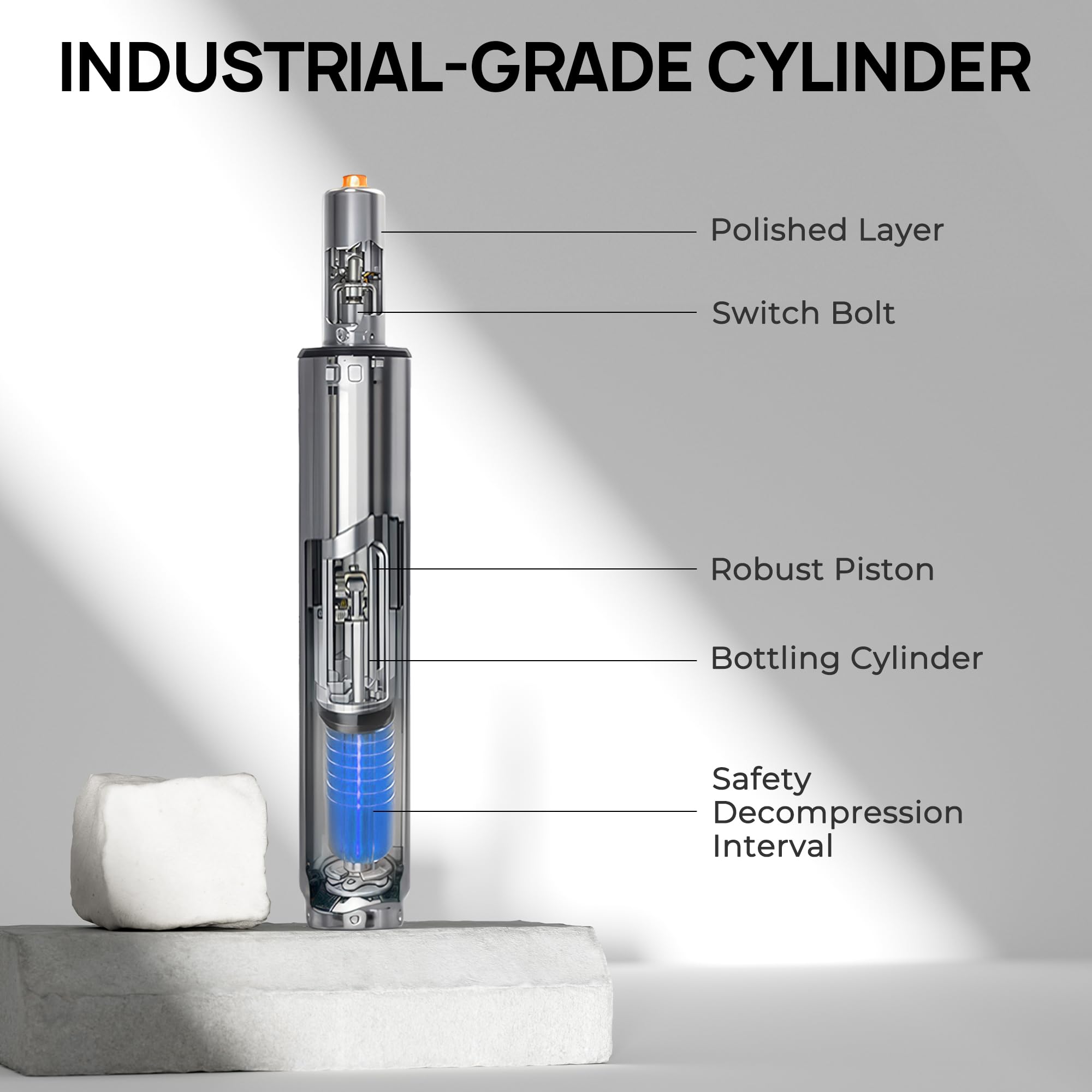 Huuger Mesh Office Chair with Footrest, Ergonomic Desk Chair with Lumbar Support, Comfortable, Multi-tilt Angle Backrest, Headrest and 3D Armrest, Large Steel Base, Black - Image 8